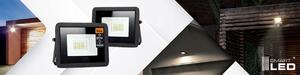 LED reflektor 20 W, 4500 K, IP65, úhel 120°