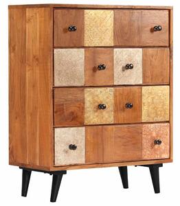 Komoda se zásuvkami 60 x 30 x 75 cm masivní akáciové dřevo 247681
