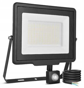LED reflektor 100 W, 4500 K, IP65, úhel 120°, 24 × 23 × 3 cm