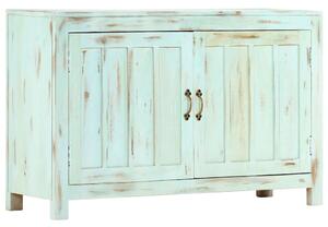 Příborník světle modrý 110x35x70 cm masivní mangovníkové dřevo 247763