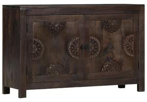 Příborník vyřezávaný design 110 x 35 x 70 cm masivní mangovník 247765