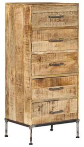 Komoda se zásuvkami 45 x 35 x 106 cm masivní mangovníkové dřevo 247806