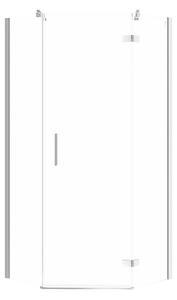 Cersanit Jota, 5-úhelníkový sprchový kout 90x90x195 cm, pravé dveře, 6mm čiré sklo, chromový profil, S160-013