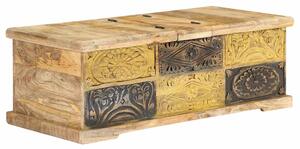 Konferenční stolek 100 x 50 x 35 cm masivní mangovníkové dřevo 247881