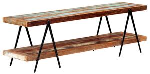 TV stolek 160 x 40 x 50 cm masivní recyklované dřevo 247886