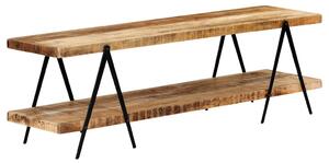 TV stolek 160 x 40 x 50 cm masivní mangovníkové dřevo 247885