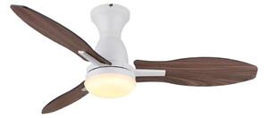 Globo 03671W - LED Stm. stropní ventilátor GALE LED/22W/230V 3000/4500/6000K +DO