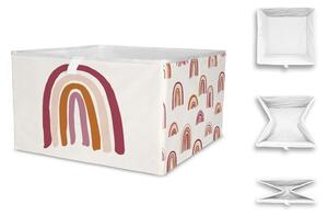 Látkový dětský úložný box Magic Rainbow - Butter Kings