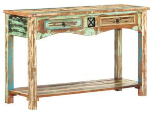 Konzolový stolek 120 x 40 x 75 cm masivní recyklované dřevo 247925