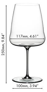 Sklenice Riedel WINEWINGS Cabernet a Merlot 1002 ml, set 4 ks křišťálových sklenic 5123/0