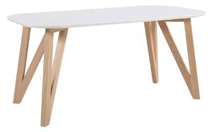 JÍDELNÍ STŮL, přírodní barvy, bílá, 120/80/76 cm MID.YOU - Jídelní stoly, Online Only