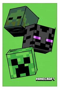 Jerry Fabrics Fleecová deka s motivem Minecraft - The Mobs | 100 x 150 cm