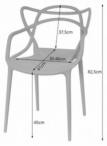 ModernHOME Židle KATO - černá sada model_3379_4-KATO-SALY31