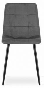 ModernHOME Sada 4 sametových židlí Kara model_3686_4-KARA-CUBY54