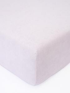 MK Lůžkoviny Froté prostěradlo do postýlky 70 × 140 cm - lila