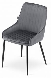 ModernHOME Sada moderních židlí MONZA 4ks šedá