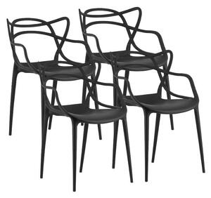ModernHOME Židle KATO - černá sada model_3379_4-KATO-SALY31