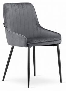 ModernHOME Sada moderních židlí MONZA 4ks šedá
