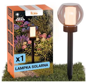 LED solární zápichové svítidlo 1800 K, IP44, teplá bílá
