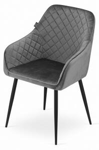 ModernHOME Sada 2 židlí Nugat - tmavě šedý samet model_3649_2-NUGAT-TULX11