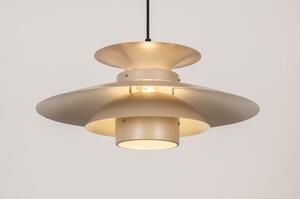 Závěsné retro svítidlo nad jídelní stůl Mansfeldt Light Taupe (LMD)