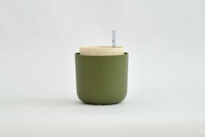 Plastia Samozavlažovací květináč Tolita Air ø 16 - zelená/slonová kost