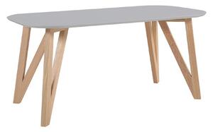 JÍDELNÍ STŮL, dub, šedá, přírodní barvy, 120/80/76 cm MID.YOU - Jídelní stoly, Online Only