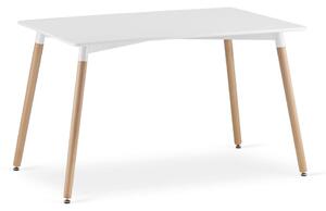 ModernHOME Jídelní stůl ADRIA 120cm x 80cm bílý