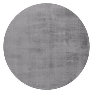 Kusový koberec Lalee Hides Paradise 400 kruh silver - průměr 120 cm