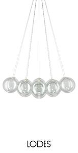 Lodes Designové závěsné LED svítidlo RANDOM CLOUD, 14x ø28cm, š. 125 cm, CRI90 Barva: Transparentní, Teplota světla: 2700K