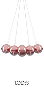Lodes Designové závěsné LED svítidlo RANDOM CLOUD, 14x ø28cm, š. 125 cm, CRI90 Barva: Rose gold, Teplota světla: 2700K