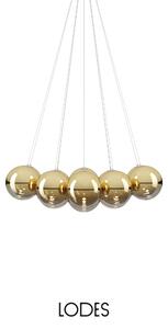 Lodes Designové závěsné LED svítidlo RANDOM CLOUD, 14x ø28cm, š. 125 cm, CRI90 Barva: Zlatá, Teplota světla: 3000K