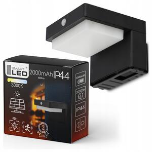LED fasádní svítidlo 5 W, 400 lm, pohybové čidlo, IP44, teplá bílá, 11,5 × 8 × 12 cm