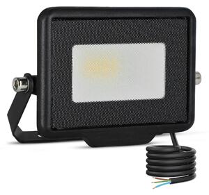 Solární LED reflektor 10 W, IP65, neutrální bílá, úhel 120°, 9 × 7 × 3 cm