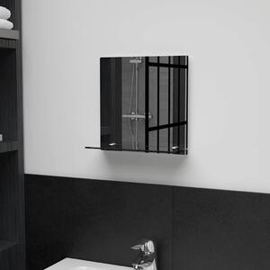 Nástěnné zrcadlo s policí 30 x 30 cm tvrzené sklo 249434
