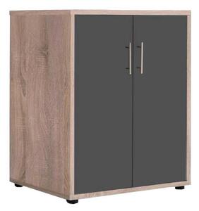SKŘÍŇ NA ŠANONY, antracitová, Sonoma dub, 54/74/50 cm MID.YOU - Online Only kancelářský nábytek, Online Only