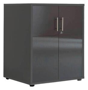 SKŘÍŇ NA ŠANONY, antracitová, vysoce lesklá antracitová, 54/74/50 cm MID.YOU - Online Only kancelářský nábytek, Online Only