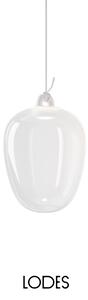 Lodes Designové závěsné LED svítidlo Oblò, 7W, v. 29,6 cm, CRI90 Barva: Transparentní, Teplota světla: 2700K - teplá bílá