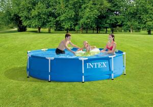Velký, zahradní rámový bazén 305x75cm + pumpa INTEX