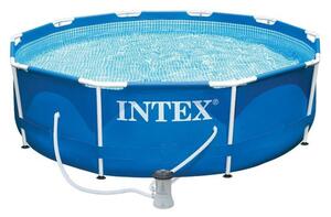 Velký, zahradní rámový bazén 305x75cm + pumpa INTEX 28202NP