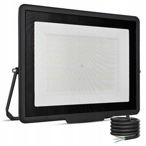 Solární LED reflektor 200 W, IP65, neutrální bílá, úhel 120°, 32,5 × 26,5 × 3 cm