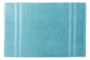 Rychleschnoucí koupelnová předložka blankytně modrá WC 50x40 cm