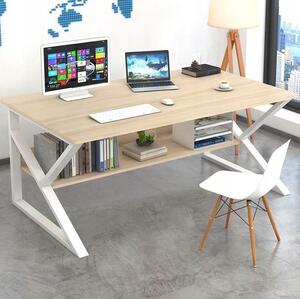 ModernHOME Kancelářský stůl s policí 100x60cm STL08JBR