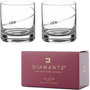 Diamante univerzální sklenice Silhouette City s krystaly Swarovski 310 ml 2KS