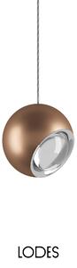 Lodes Designové závěsné LED svítidlo SPIDER, 11W, ø 12 cm, CRI90 Barva: Terra, Teplota světla: 2700K - teplá bílá