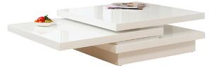 KONFERENČNÍ STOLEK, vysoce lesklá bílá, kompozitní dřevo, 120/80/30 cm Livetastic - Konferenční stolky, Online Only
