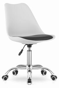 ModernHOME Kancelářská židle ALBA - černá/bílá