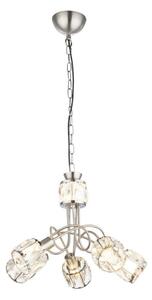 Globo 54356-5H - LED Lustr na řetězu KRIS 5xE14/40W/230V + LED/5W