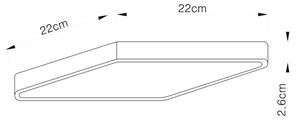 Globo 12369-30 - LED Stropní svítidlo ECHO LED/28W/230V