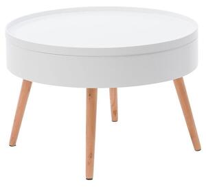 ModernHOME Kulatý konferenční stolek s úložným prostorem, 60 cm FH-CT0210